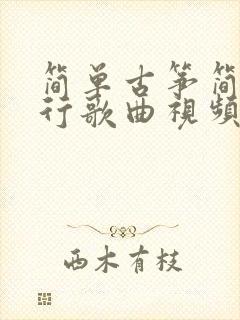 简单古筝简谱流行歌曲视频教学