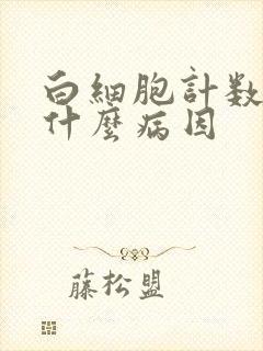 白细胞计数高是什么病因