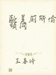 欧美厕所偷拍视频网