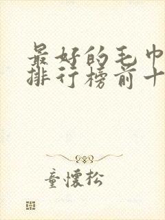 最好的毛巾品牌排行榜前十名