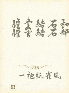 胆囊结石和肝内胆管结石哪个更严重