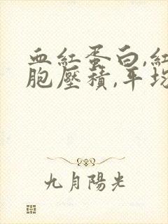 血红蛋白,红细胞压积,平均血红蛋白量偏高