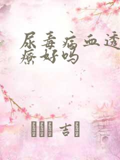 尿毒病血透能治疗好吗