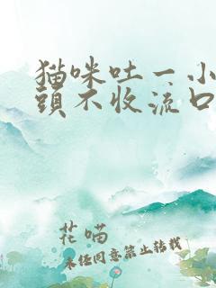 猫咪吐一小截舌头不收流口水