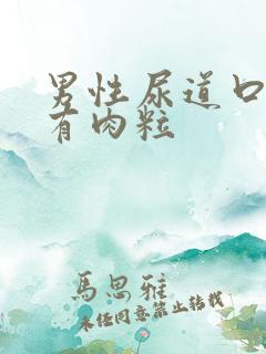 男性尿道口上长有肉粒