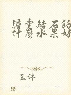 胆囊结石的人吃什么水果好