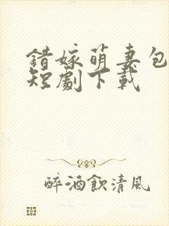 错嫁萌妻包甜的短剧下载