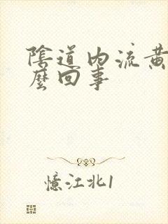 阴道内流黄水怎么回事