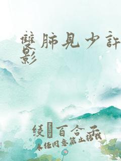 双肺见少许条索影