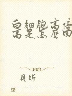 白细胞高倍视野高是怎么回事