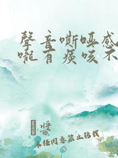 声音嘶哑感觉喉咙有痰咳不出来