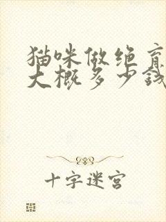 猫咪做绝育手术大概多少钱