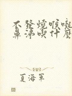 不发烧喉咙痛流鼻涕吃什么药