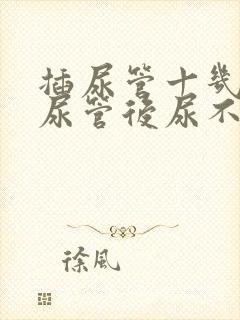 插尿管十几天拔尿管后尿不出来怎么办