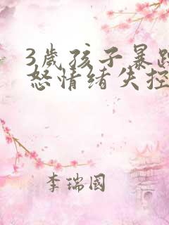 3岁孩子暴躁易怒情绪失控有暴力倾向