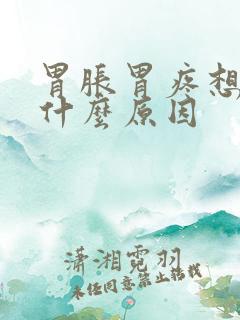 胃胀胃疼想吐是什么原因