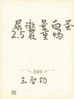 尿微量白蛋白62.5严重吗