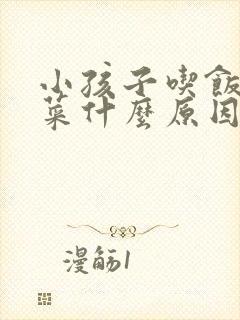 小孩子吃饭不吃菜什么原因