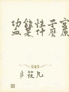 功能性子宫大出血是什么原因引起的