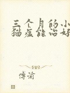 三个月的小猫得猫瘟能治好吗