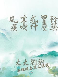 风寒感冒干咳无痰吃什么药