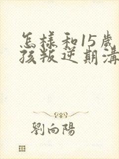 怎样和15岁男孩叛逆期沟通