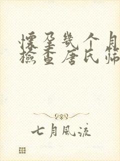 怀孕几个月可以检查唐氏筛查