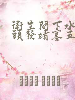 卫生间下水道被头发堵塞五大解决妙招