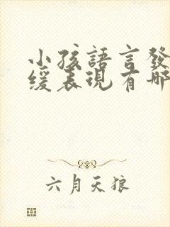 小孩语言发育迟缓表现有哪些