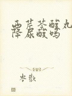 西芹苓酸丸可以降尿酸吗