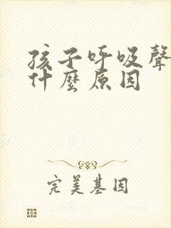 孩子呼吸声重是什么原因