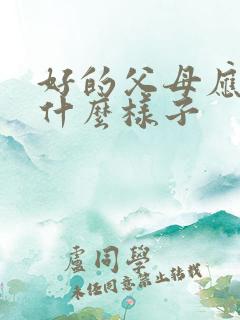 好的父母应该是什么样子