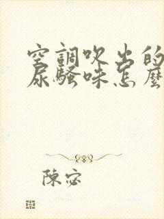 空调吹出的风有尿骚味怎么办