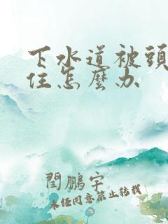 下水道被头发堵住怎么办