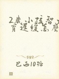 2岁小孩智力发育迟缓怎么治疗