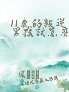 11岁的叛逆期男孩该怎么教育