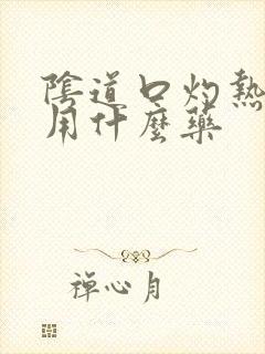 阴道口灼热疼痛用什么药