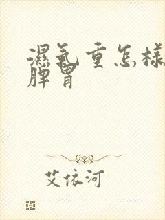 湿气重怎样调理脾胃