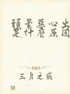 头晕恶心出冷汗是什么原因引起的