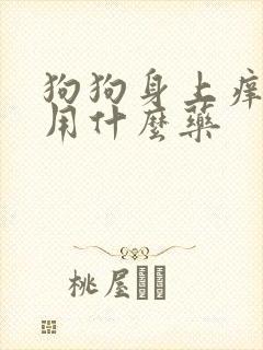 狗狗身上痒掉毛用什么药