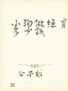 小狗做绝育手术多少钱