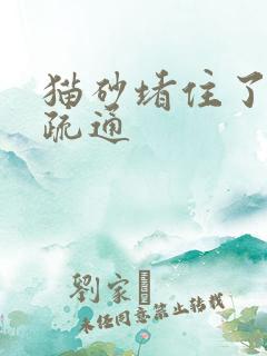 猫砂堵住了马桶疏通