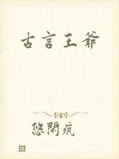古言王爷