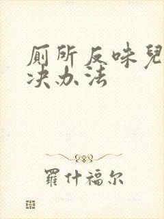 厕所反味儿的解决办法