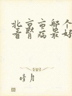 北京市哪个医院看肾病最好