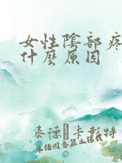 女性阴部疼痛是什么原因