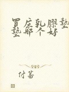 买床乳胶垫和棕垫哪个好