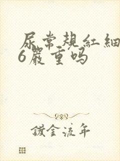 尿常规红细胞36严重吗