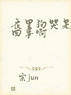 夜里狗哭是怎么回事啊