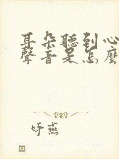 耳朵听到心跳的声音是怎么回事